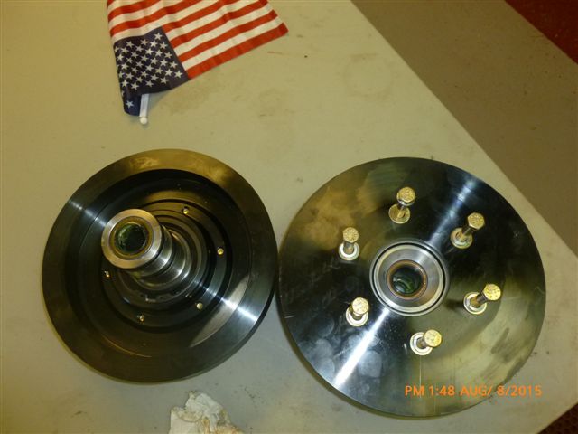 HD Brake drum w/ floating hub (set of 2)